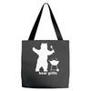 bear grills bbq funny Tote Bags