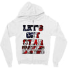 star spangled hammered Zipper Hoodie