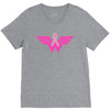 breast cancer wonder woman V-Neck Tee