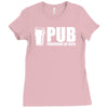 pub providing us beer hoodie Ladies Fitted T-Shirt