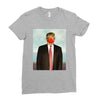 Rene Magritte Parody Impeach Trump Ladies Fitted T-Shirt