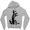 main de zombie Zipper Hoodie
