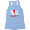 black love is beautiful Racerback Tank