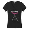 Professional Fangirl Women's V-Neck T-Shirt
