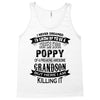 Super Cool Poppy Of A Freaking Awesome Grandson Tank Top