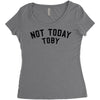 Not Today Toby Women's Triblend Scoop T-shirt