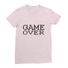 game over Ladies Fitted T-Shirt