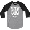 beer belly xray skeleton funny 3/4 Sleeve Shirt