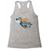 astronaut dog Racerback Tank