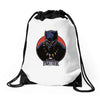 black panther Drawstring Bags