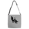 Wolf And Human Adjustable Strap Totes