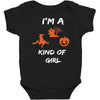 i'm a halloween kind of girl Baby Bodysuit