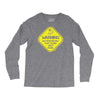warning may...talking about fishing Long Sleeve Shirts