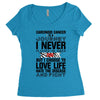 carcinoid cancer is a journey i never planed or asked for but i choose Women's Triblend Scoop T-shirt