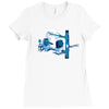 night owl Ladies Fitted T-Shirt