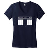 police public call box Women's V-Neck T-Shirt