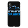 i'd rather be skiing iPhoneX Case