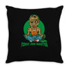 toxic zen master Throw Pillow