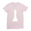 Chess King and Pawn Ladies Fitted T-Shirt