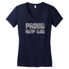 proud new dad Women's V-Neck T-Shirt