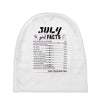 July Girl Facts Leo Baby Beanies