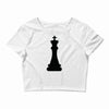 Chess King and Pawn Crop Top