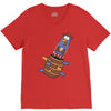 pop up knuckles1 V-Neck Tee