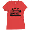 redundancy Ladies Fitted T-Shirt