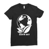 earth day planet Ladies Fitted T-Shirt