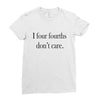 four fourths Ladies Fitted T-Shirt