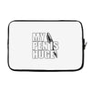 my pen is huge (2) Laptop sleeve