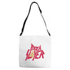 pizza slayer Adjustable Strap Totes