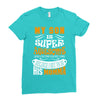My Son Is Super Awesome His Momma Ladies Fitted T-Shirt