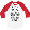 weird kitty 3/4 Sleeve Shirt