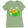 no jacket required Ladies Fitted T-Shirt