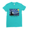 Vincent Van Gogh The Starry Night Ladies Fitted T-Shirt
