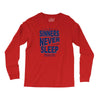 official t shirt mens you me at six sinners never sleep big all sizes Long Sleeve Shirts