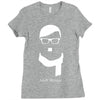 adolf hipster hitler geek Ladies Fitted T-Shirt