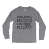 pineapple pizza Long Sleeve Shirts