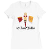 wood fellas Ladies Fitted T-Shirt