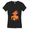 beautiful sunset Women's V-Neck T-Shirt