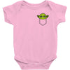 cute yoda pocket Baby Bodysuit