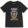 Kings Are Born In August But The Real Kings Are Born On August 28 V-Neck Tee
