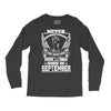 Never Underestimate Dog Rescuer Who Was Born September Long Sleeve Shirts