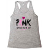 pink spread the hope Racerback Tank