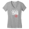 Made In 1946 All Original Parts Women's V-Neck T-Shirt