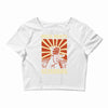 rock beat scissors Crop Top