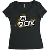 gamer wasd Women's Triblend Scoop T-shirt