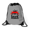 save ferrıs Drawstring Bags