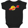 the spaceman logo Baby Bodysuit